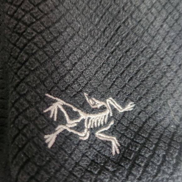 Vintage Arcteryx Black Polartec Half Zip Size Medium - Picture 8 of 14